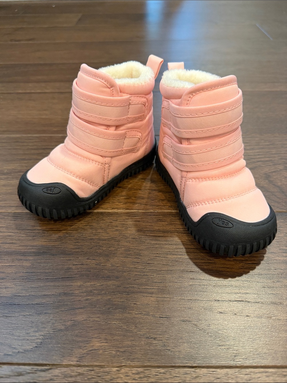 Yes Girls Pink Winter Boots Size 23/145 - C39-149